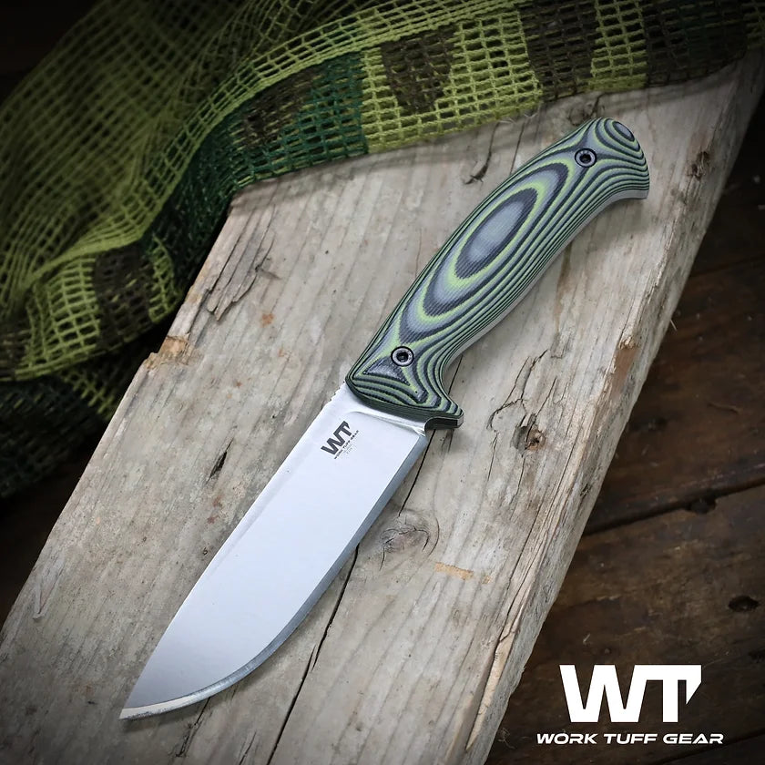 Work Tuff Gear Red Wolf (K329) /Satin finish /Zombie Green Camo Grip 1