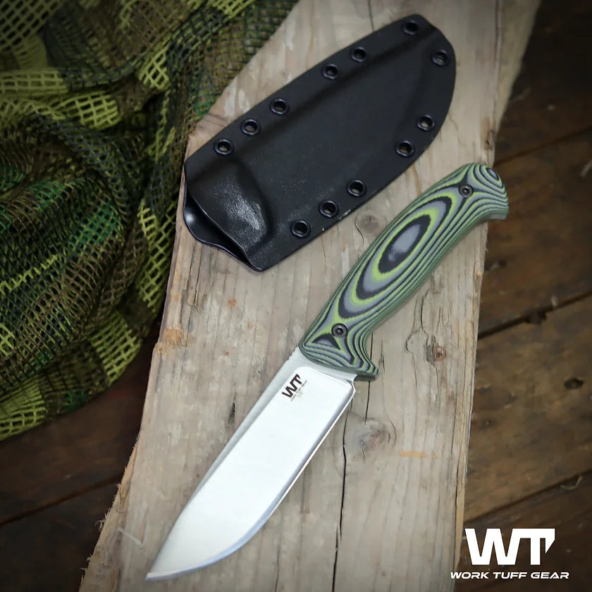 Work Tuff Gear Red Wolf (K329) /Satin finish /Zombie Green Camo Grip 2