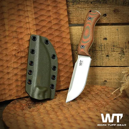 Work Tuff Gear Nomad Bushcrafter (K329) Satin finish Hunter Orange Gator Grip 3