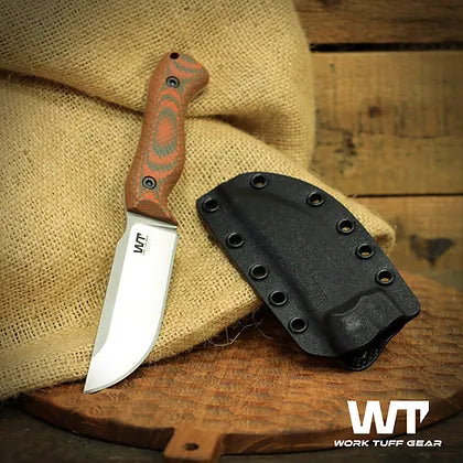 Work Tuff Gear Nomad Bushcrafter (K329) Satin finish Hunter Orange Gator Grip 4