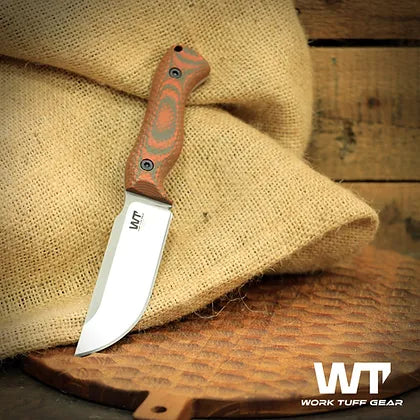 Work Tuff Gear Nomad Bushcrafter (K329) Satin finish Hunter Orange Gator Grip 1