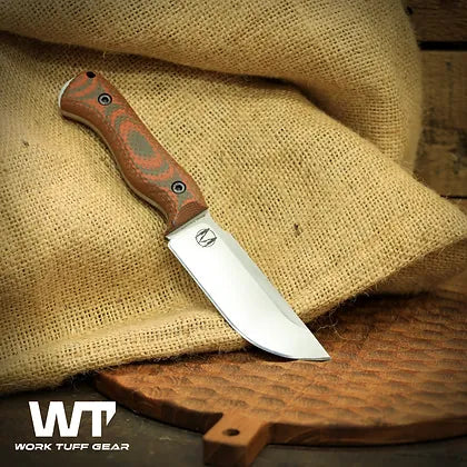 Work Tuff Gear Nomad Bushcrafter (K329) Satin finish Hunter Orange Gator Grip 2