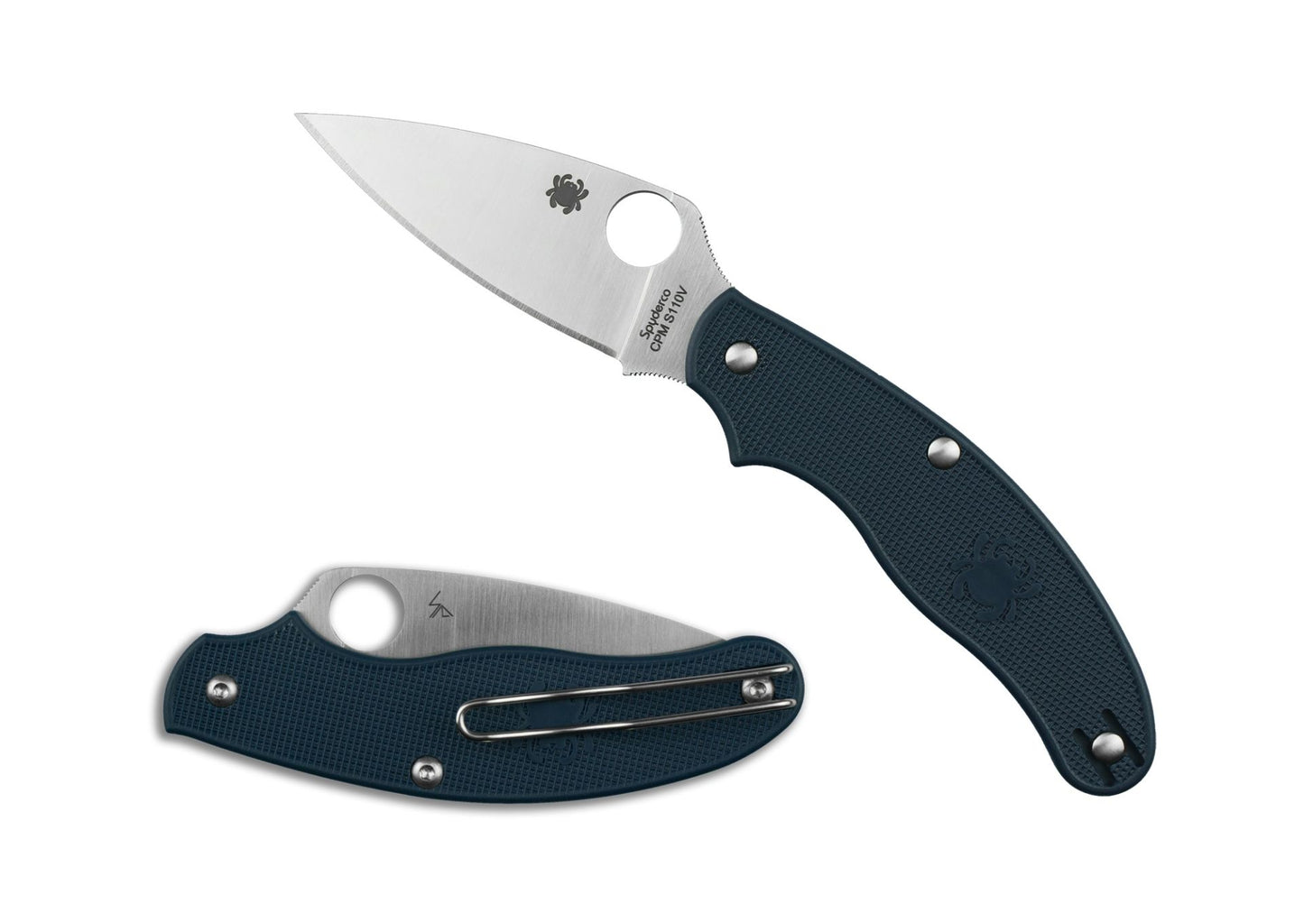 Spyderco C94PDBL UK Penknife, S110V, Dark Blue FRN UKPK