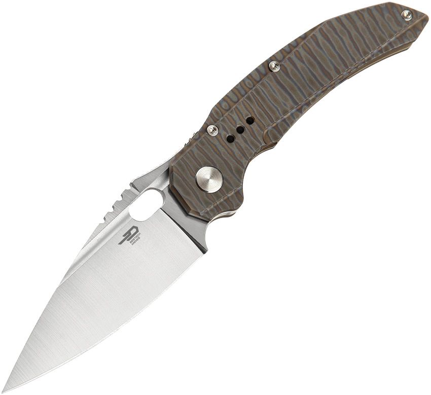 Bestech Knives - Exploit Framelock Flame 1