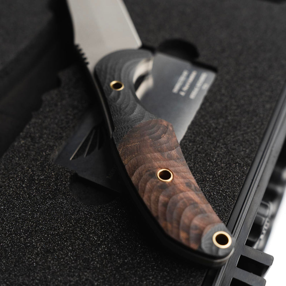 Sangin Knives Corsair Redwood Burl 4