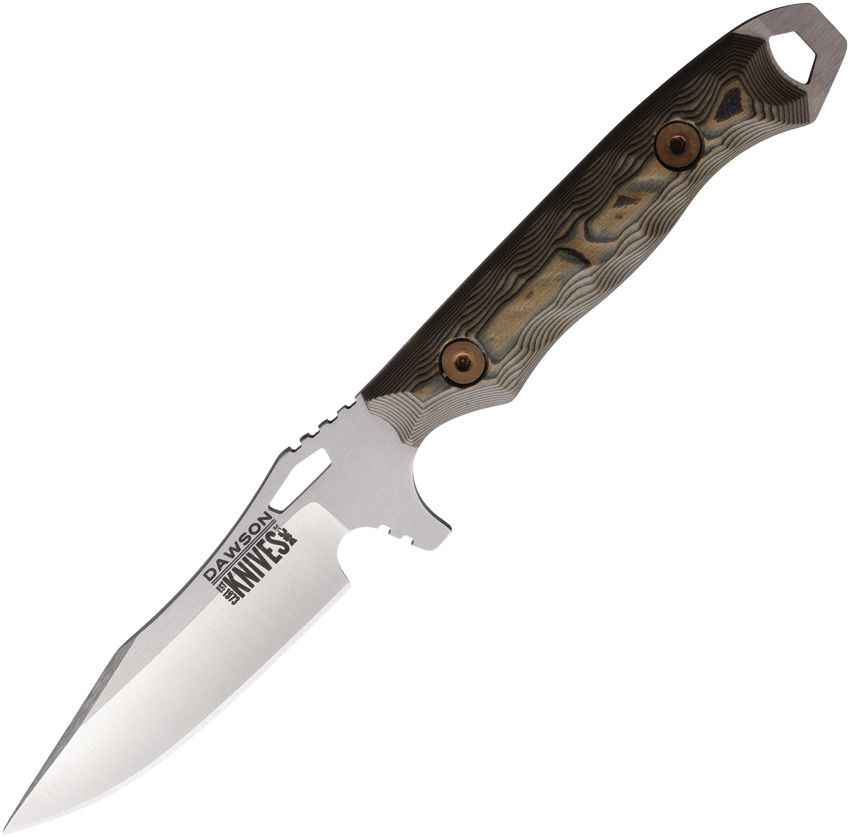 Dawson Knives Smuggler, Satin, Forest Camo, Magnacut 1