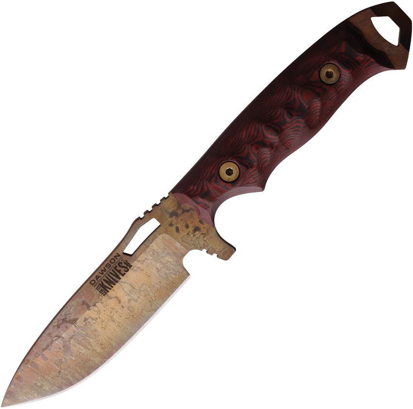 Dawson Knives Nomad Red Black G-10 Magnacut 1