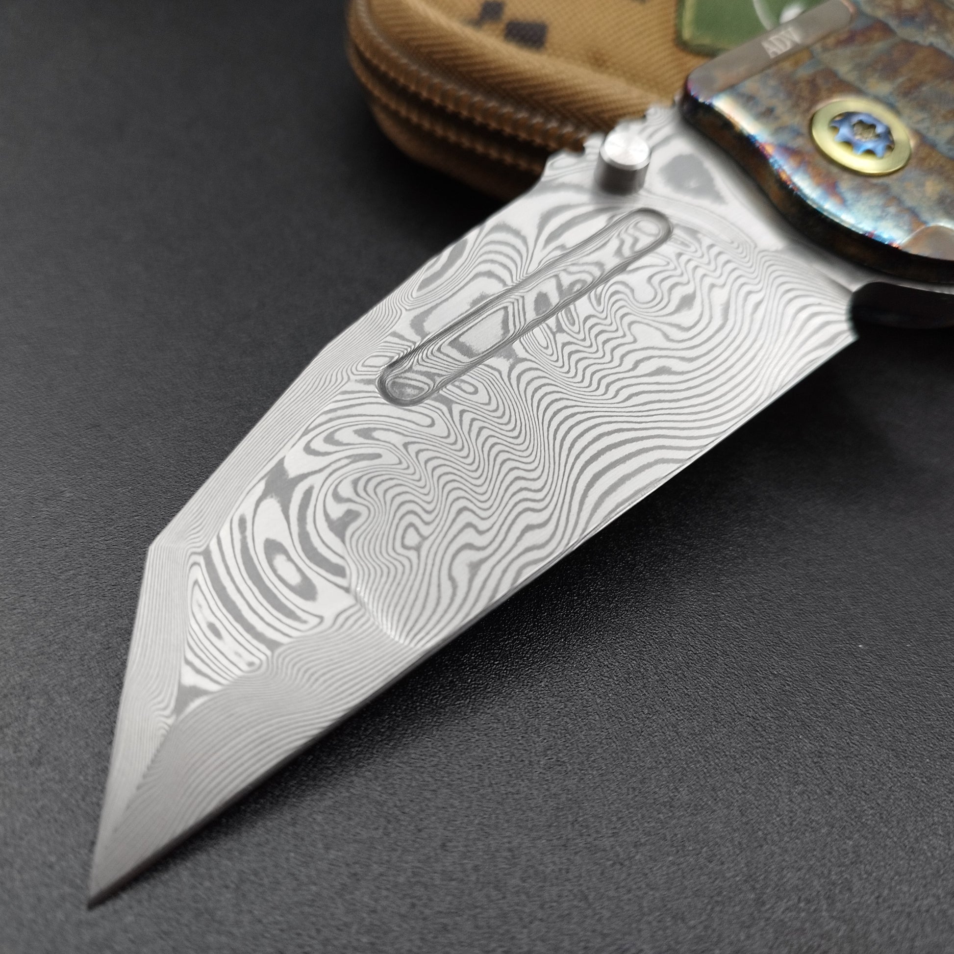 ADV Invader Custom, Acid Rain fragged, Damascus Blade 12