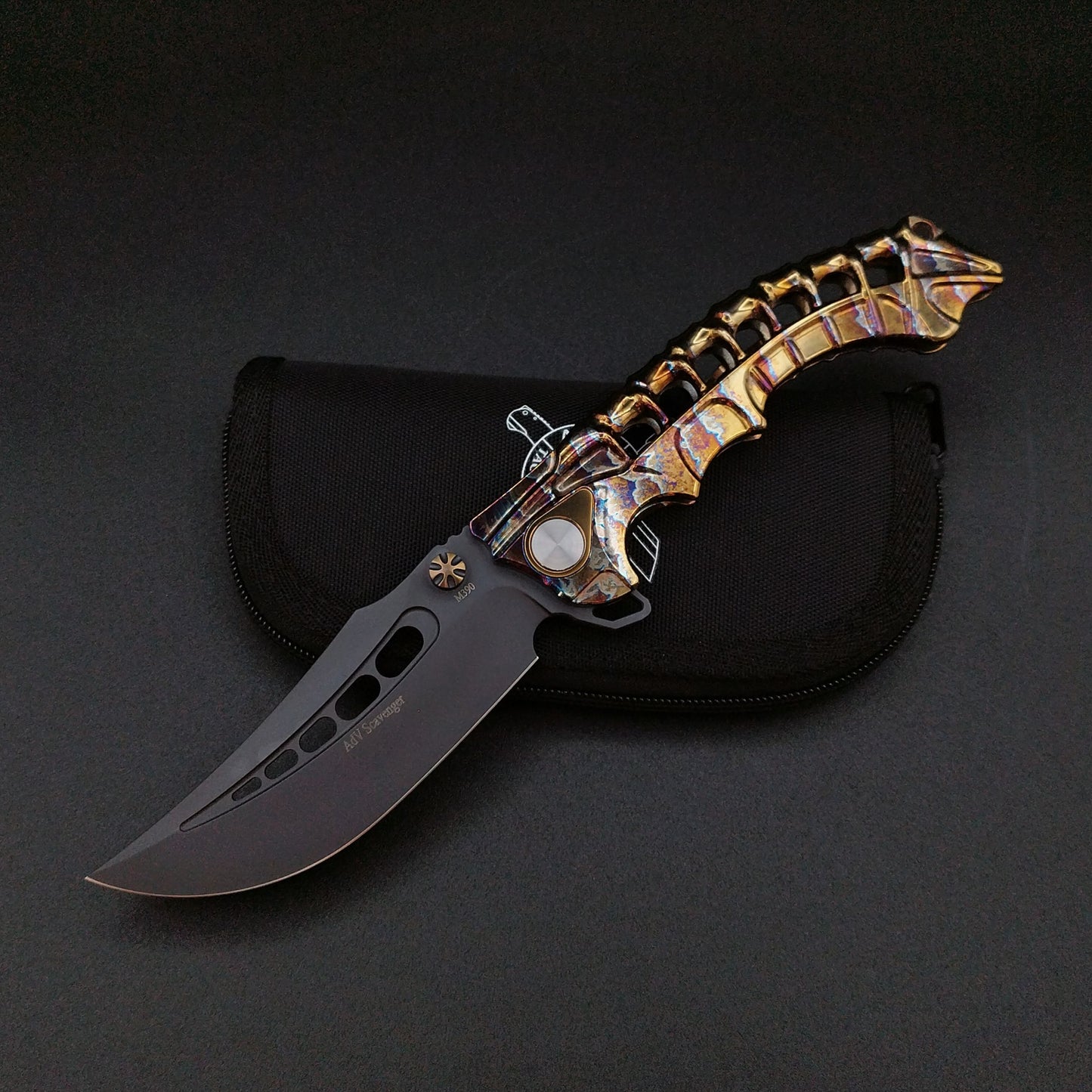 ADV Scavenger, Integral Titanium Handle, Kal-Gard and Acid Rain, M390