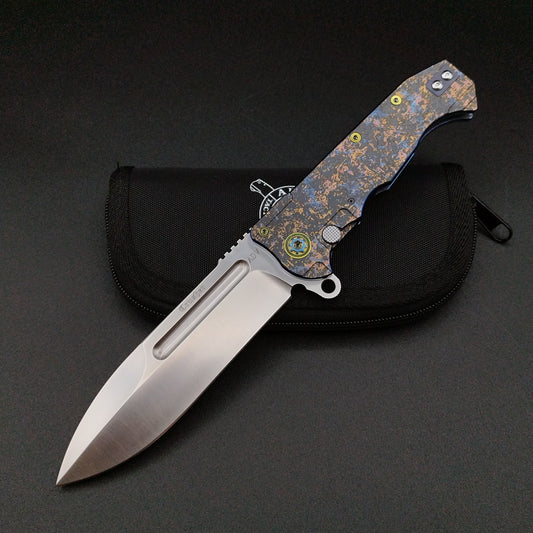 ADV Crusher Titanium Dazzle Finish, Laser Art 1