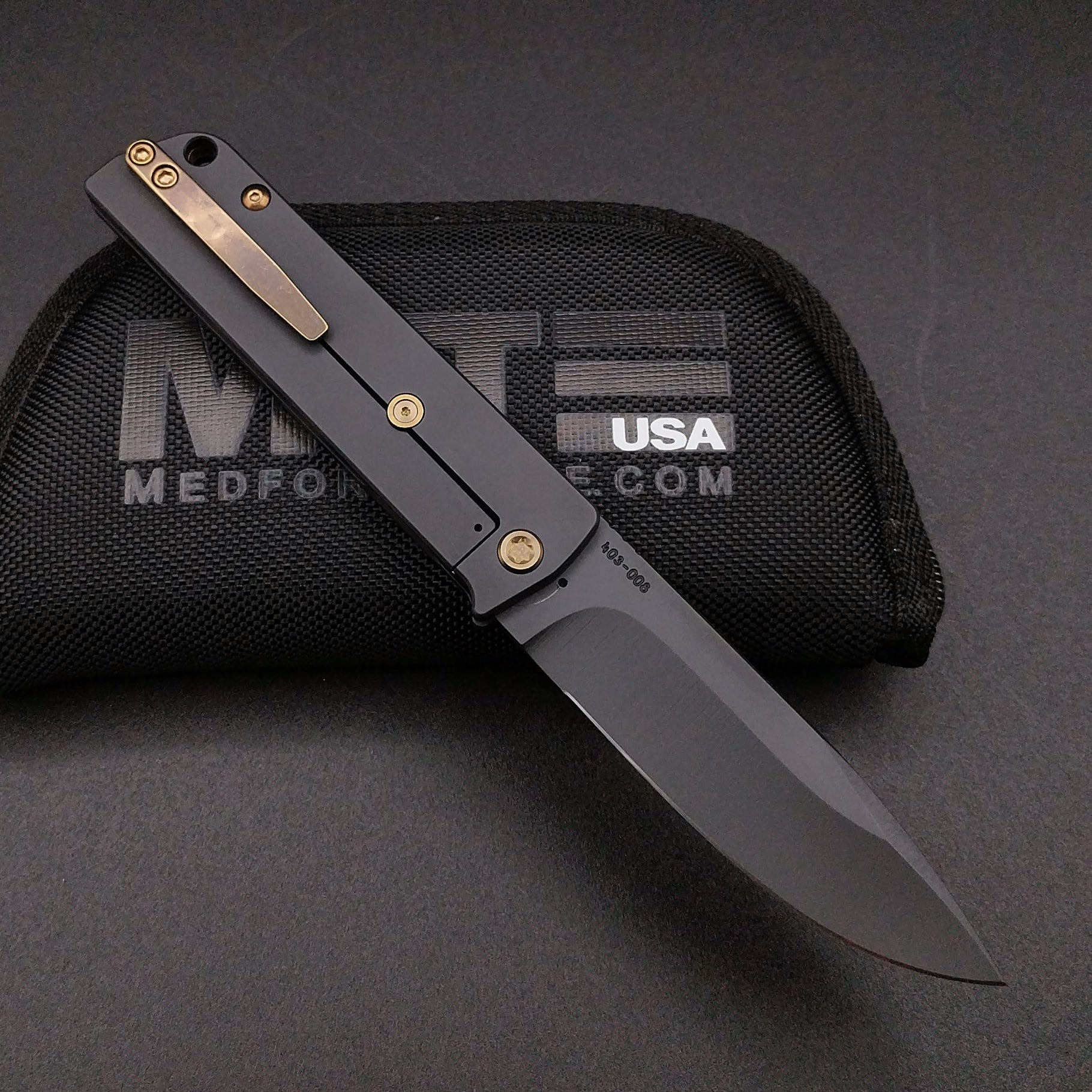 Medford The Antik, DLC Blade and Handles, Bronze HW 2