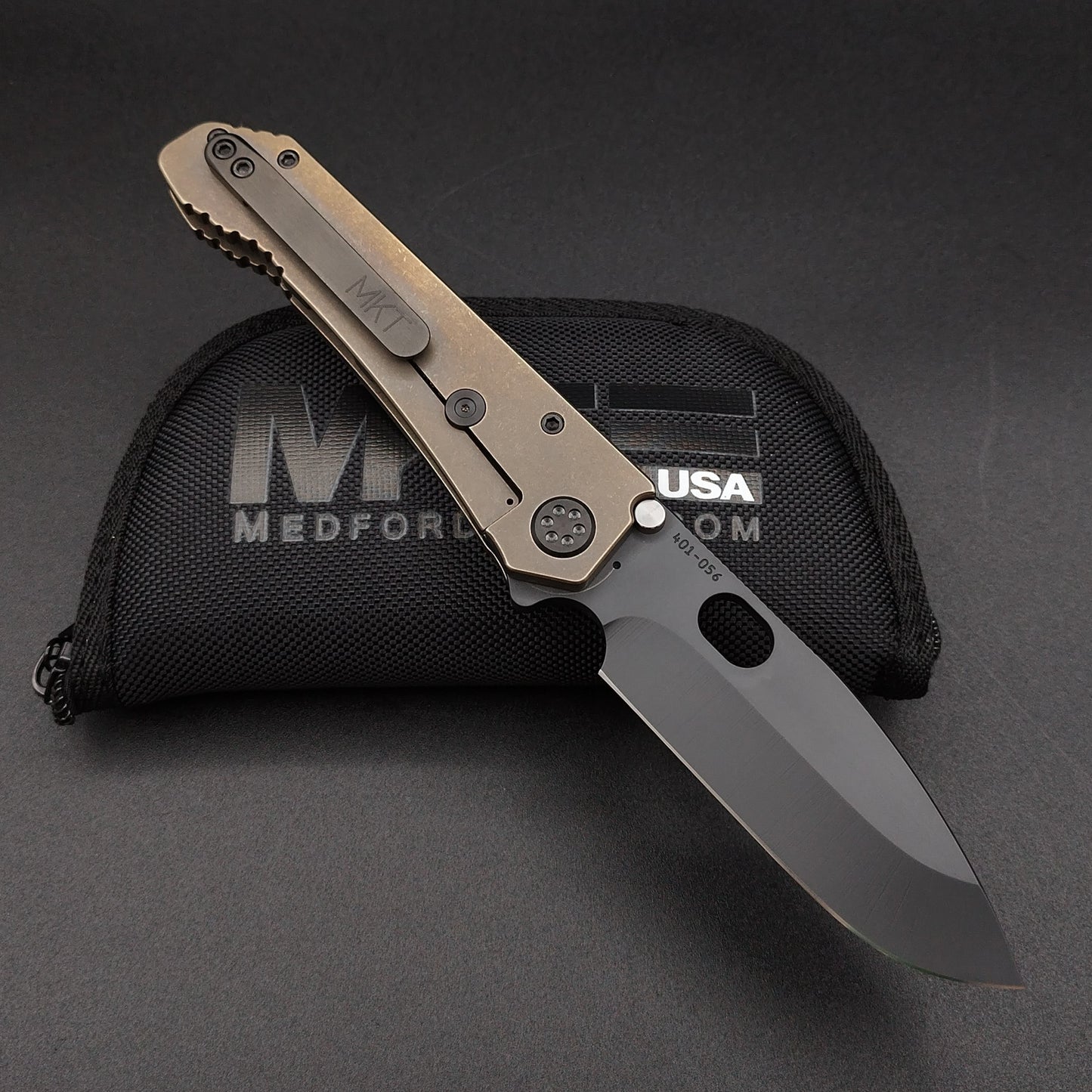 Medford 187 DP, DLC Blade, Bronze Handles 2