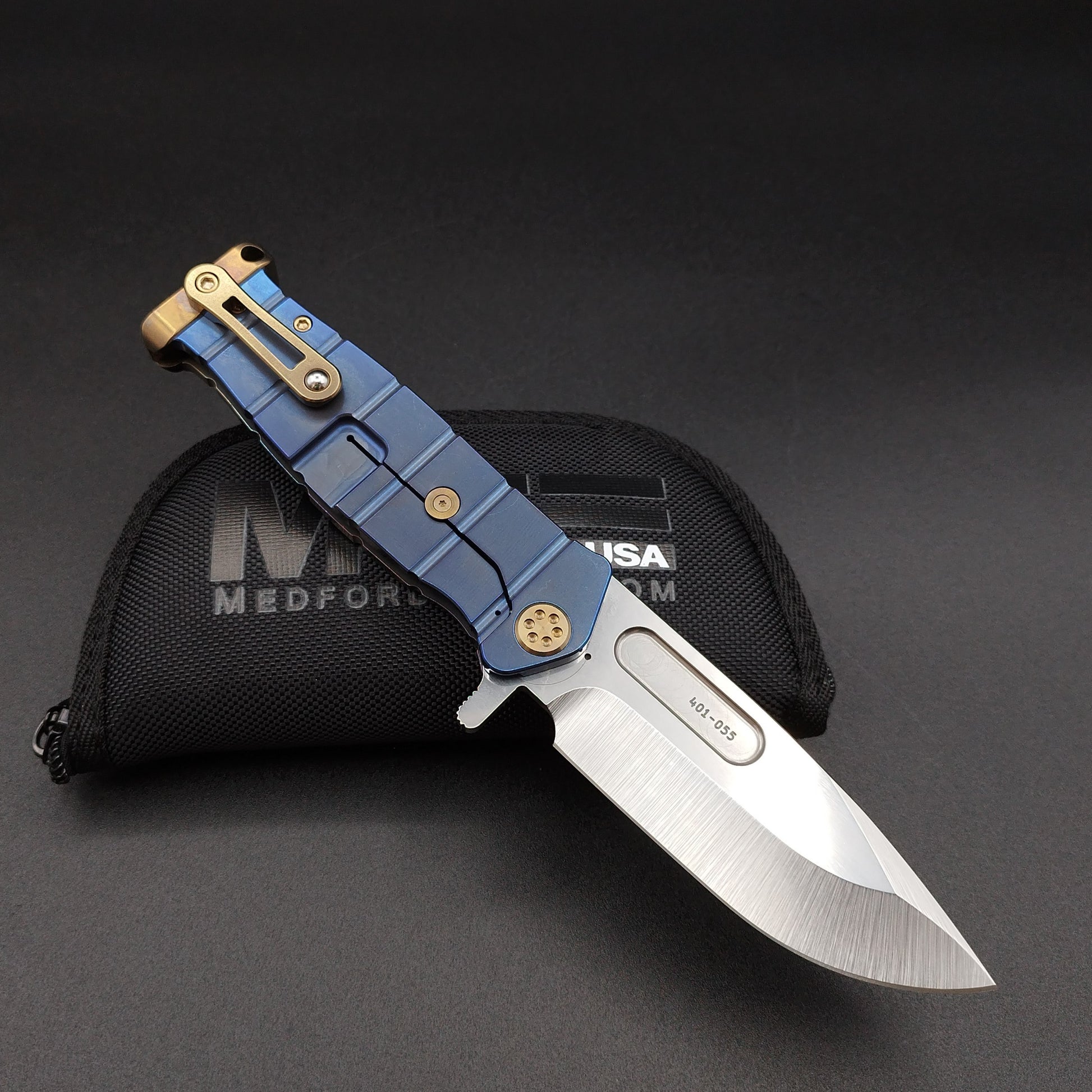 Medford USMC FF Fighter Flipper, Solar Flair Titanium, S45VN 2