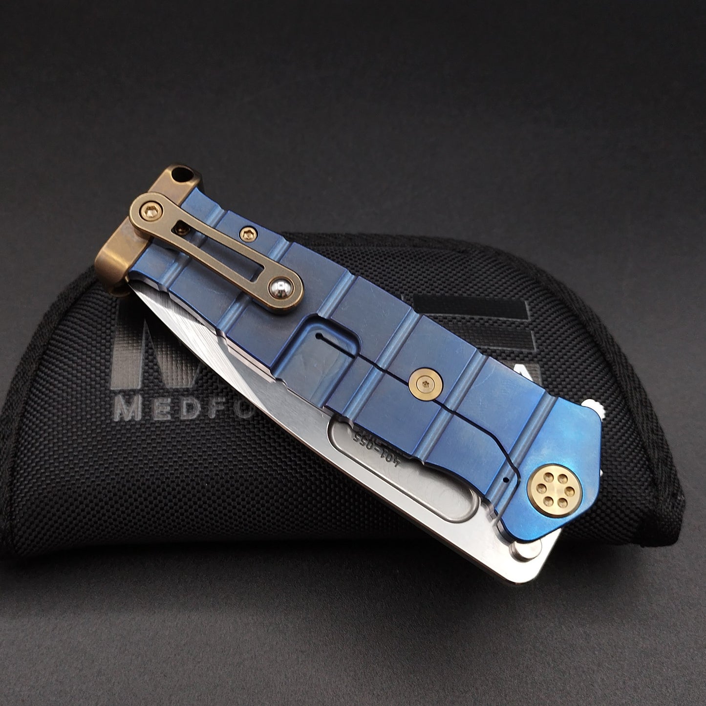 Medford USMC FF Fighter Flipper, Solar Flair Titanium, S45VN 4