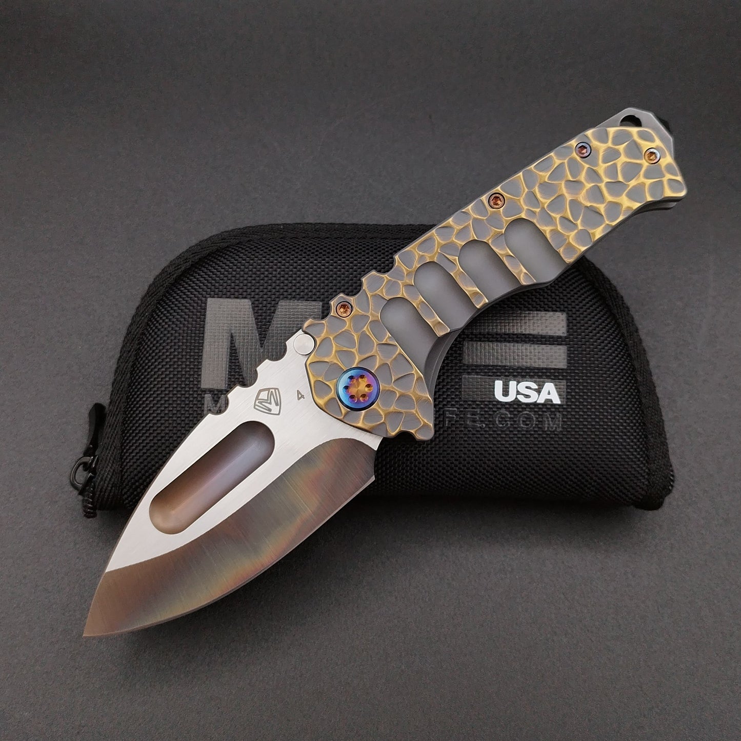 Medford Praetorian Ti, Vulcan Blade, Bronze Peaks & Valleys 1