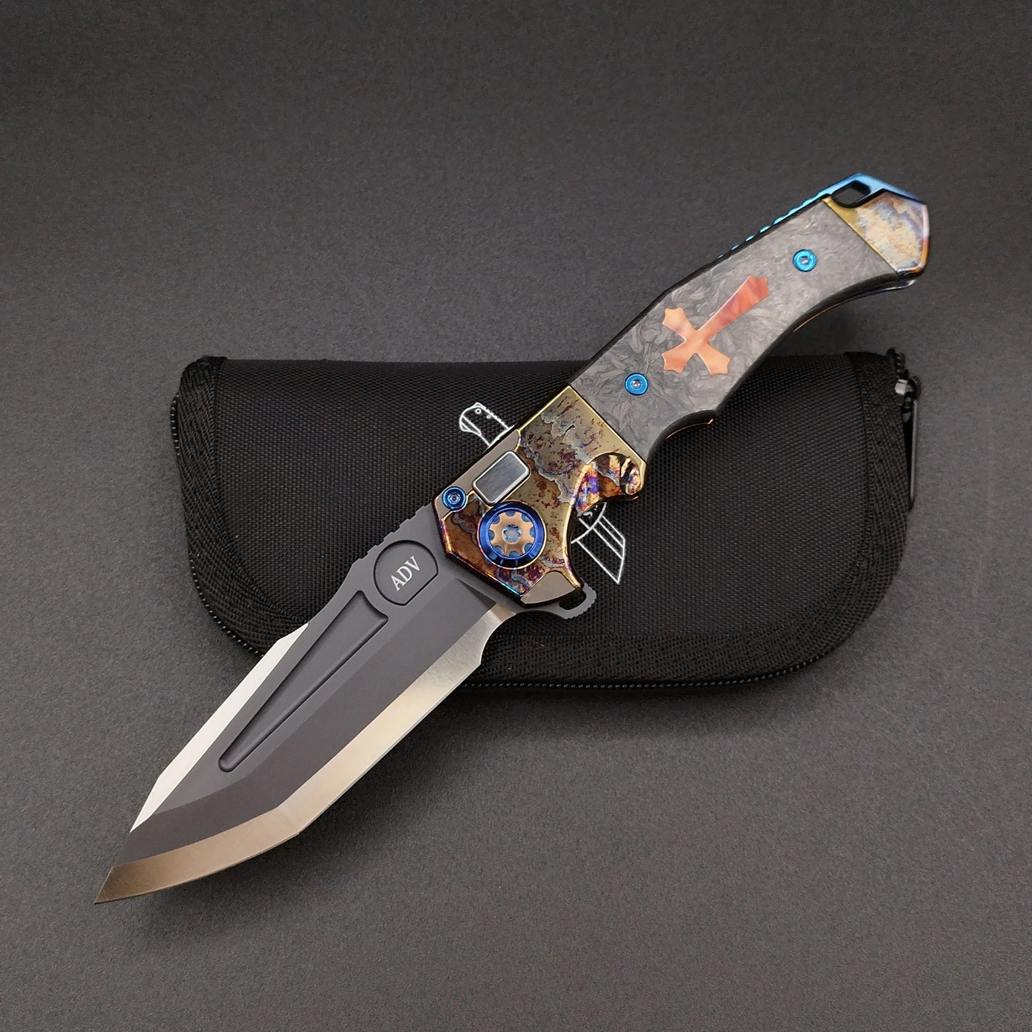 ADV Ronin Acid Rain Titan Carbon Fiber, Kalgard Blade 1