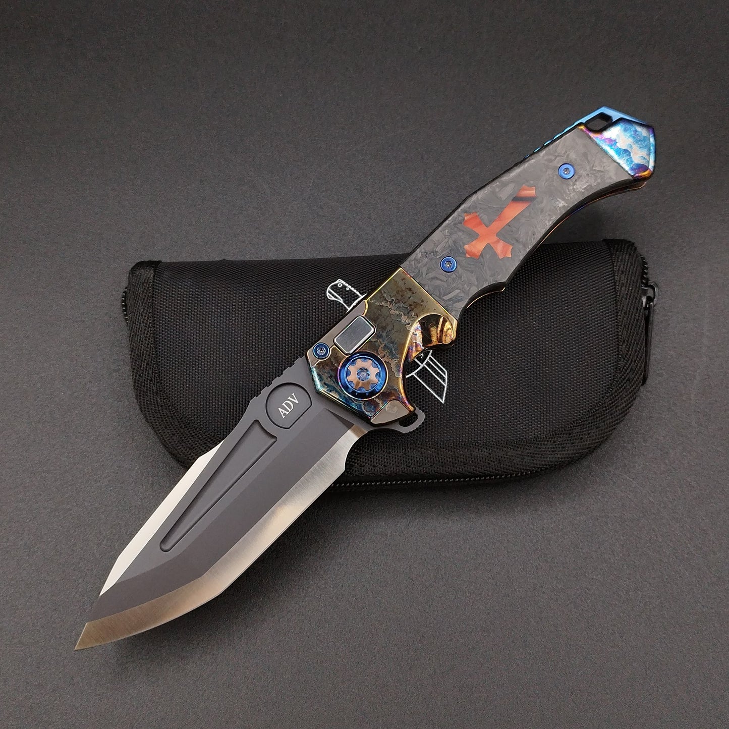 ADV Ronin Acid Rain Titan Carbon Fiber, Kalgard Blade 1