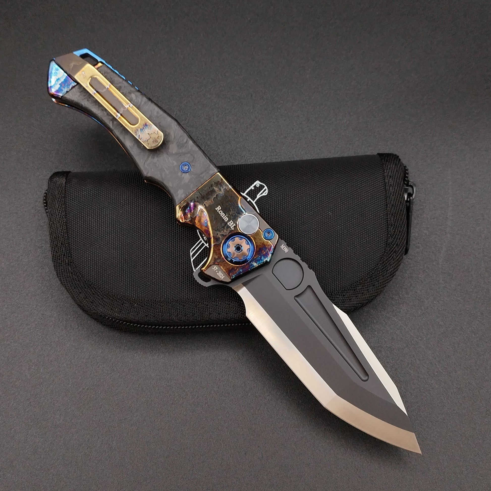 ADV Ronin Acid Rain Titan Carbon Fiber, Kalgard Blade 2