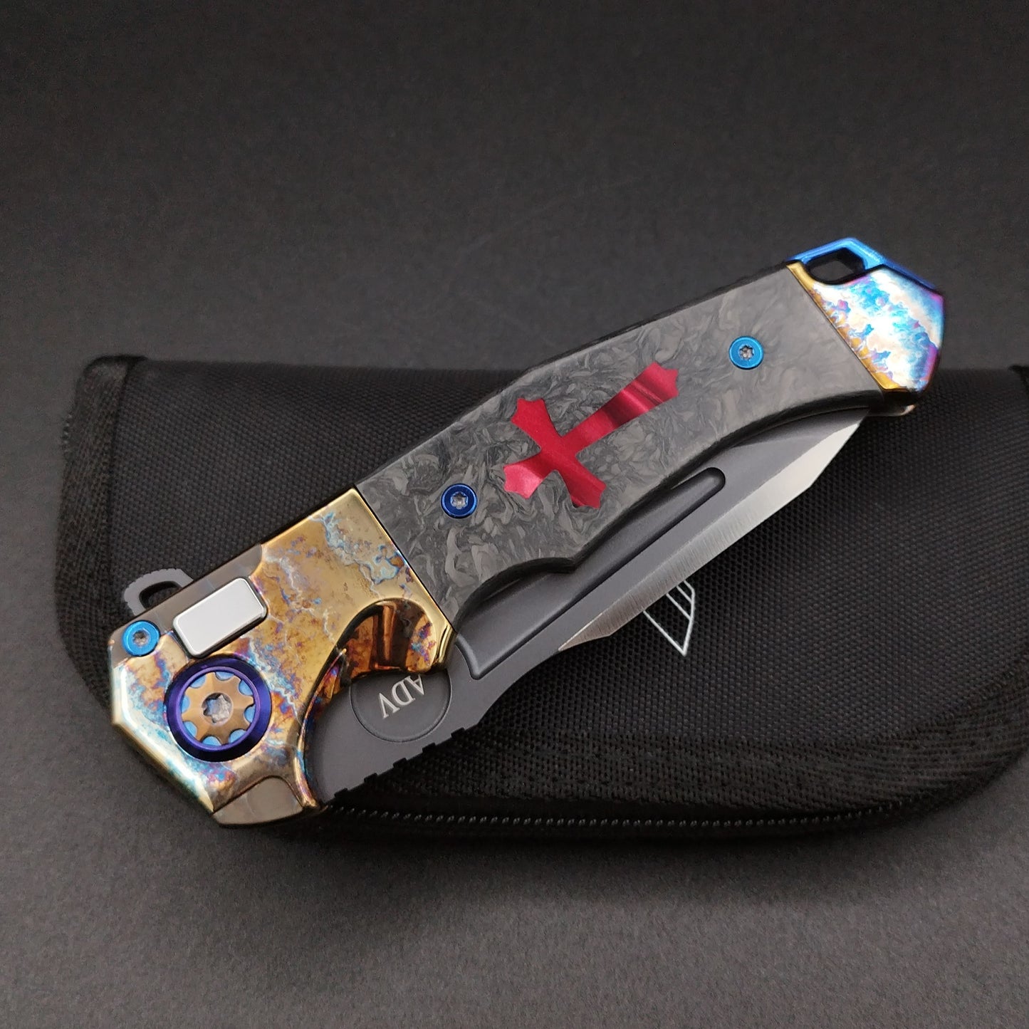 ADV Ronin Acid Rain Titan Carbon Fiber, Kalgard Blade 3