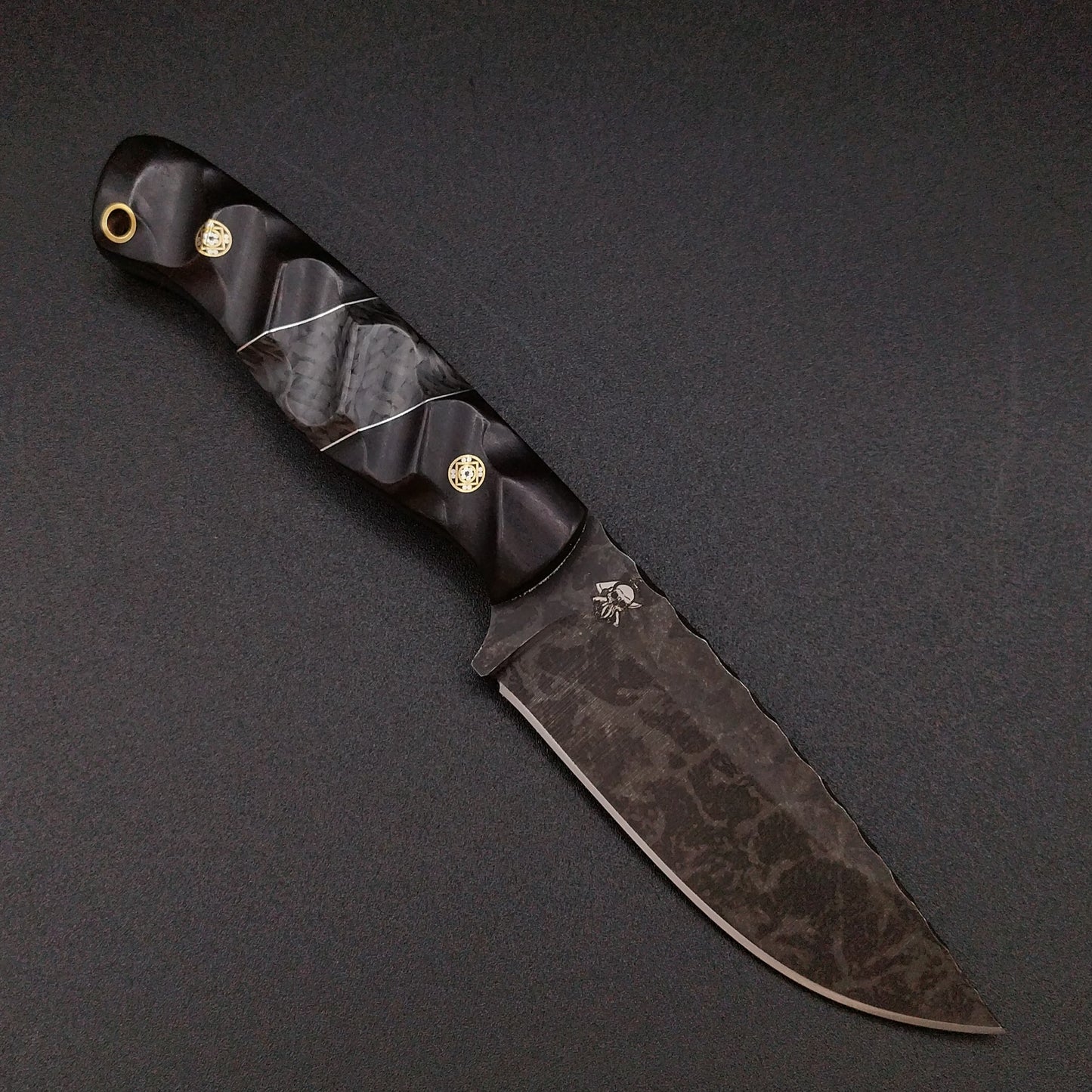 Sea Sick Blades Fieldcraft African Black Wood G10 Carbon Fiber 1