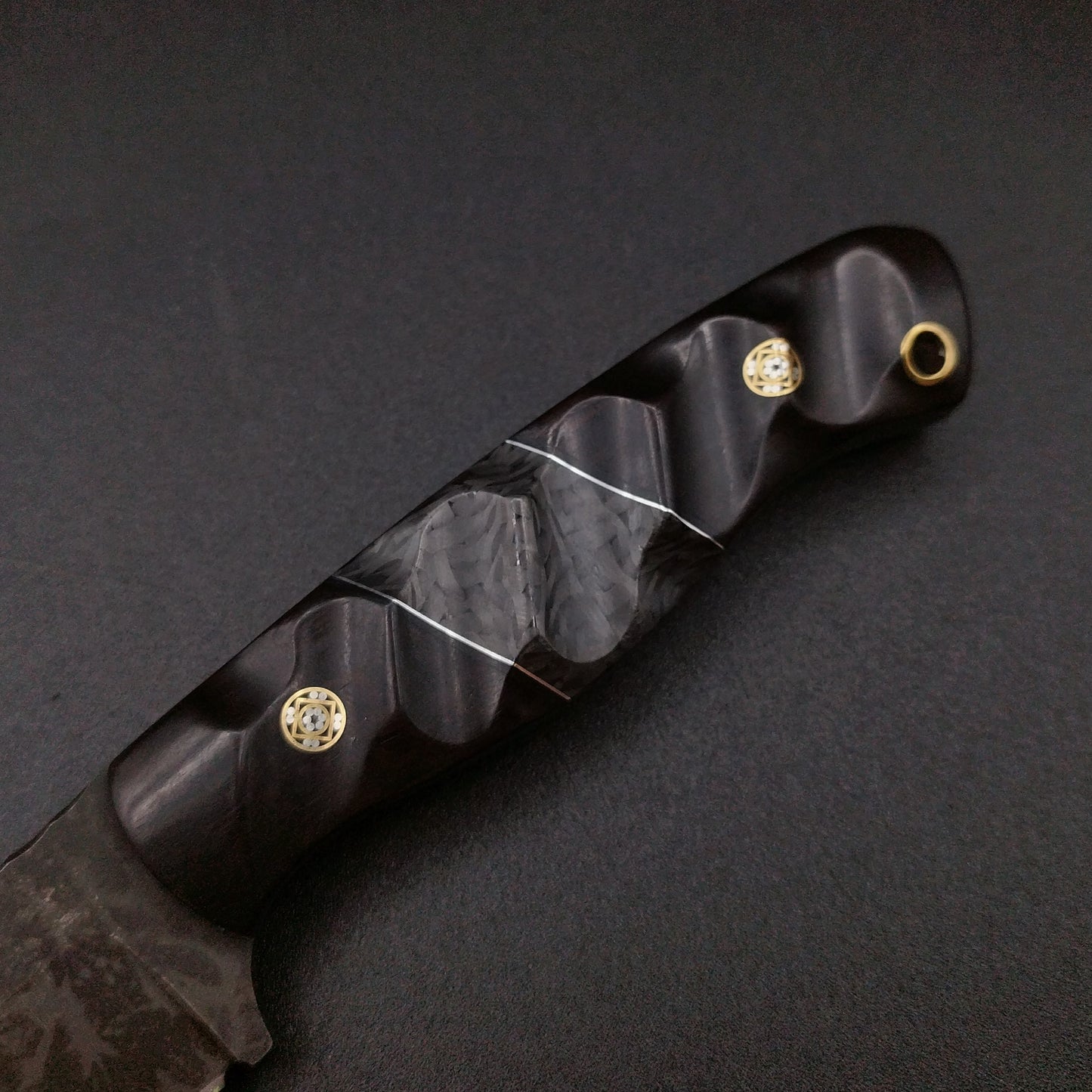 Sea Sick Blades Fieldcraft African Black Wood G10 Carbon Fiber 3