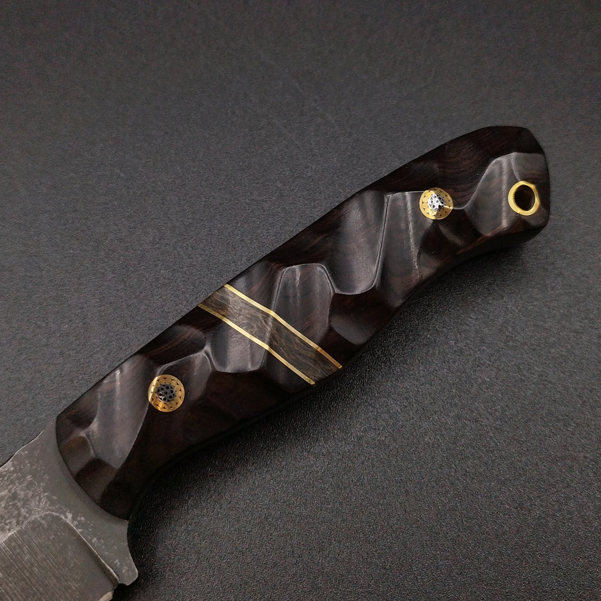 Sea Sick Blades Fieldcraft African Black Wood G10 Carbon Fiber 3