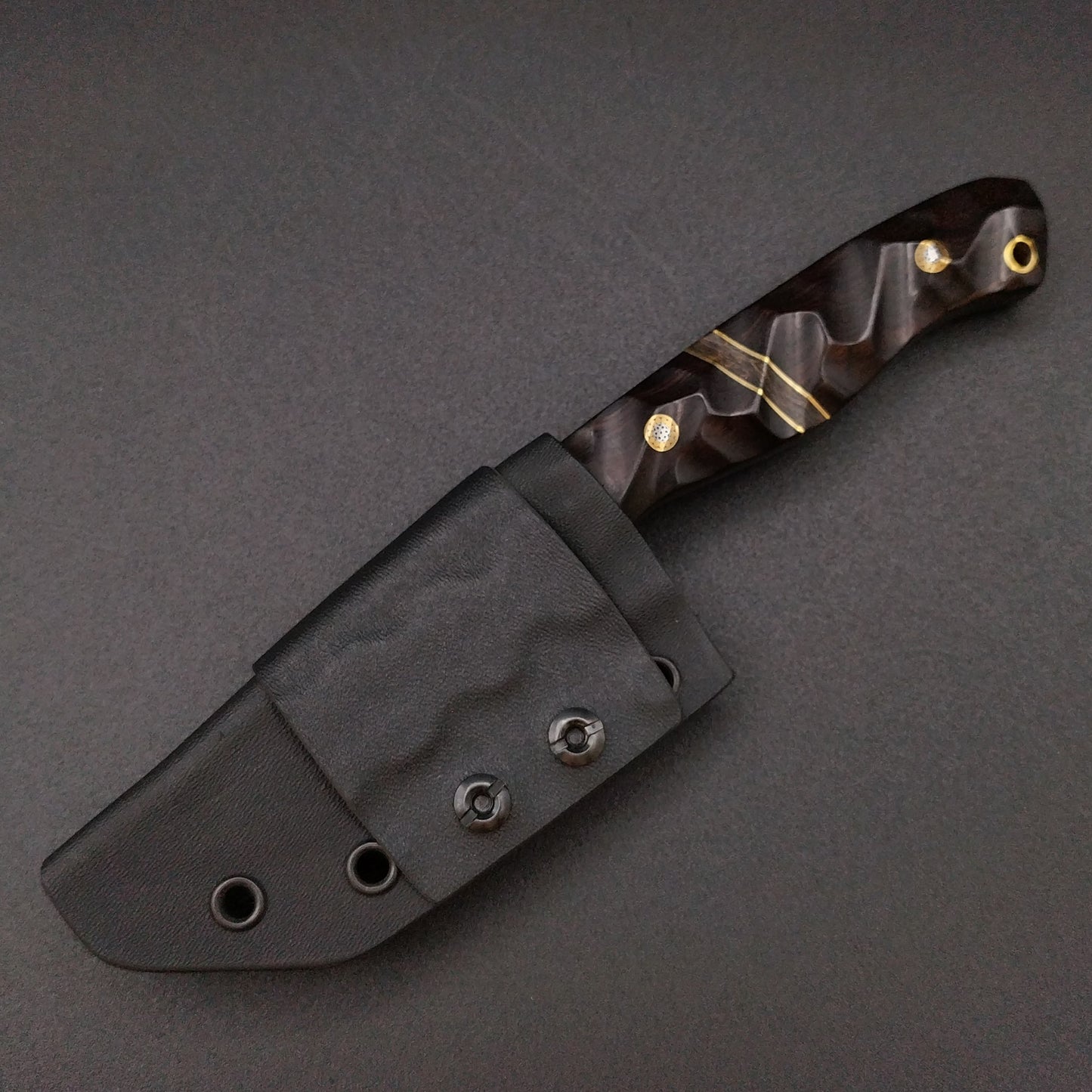 Sea Sick Blades Fieldcraft African Black Wood G10 Carbon Fiber 6