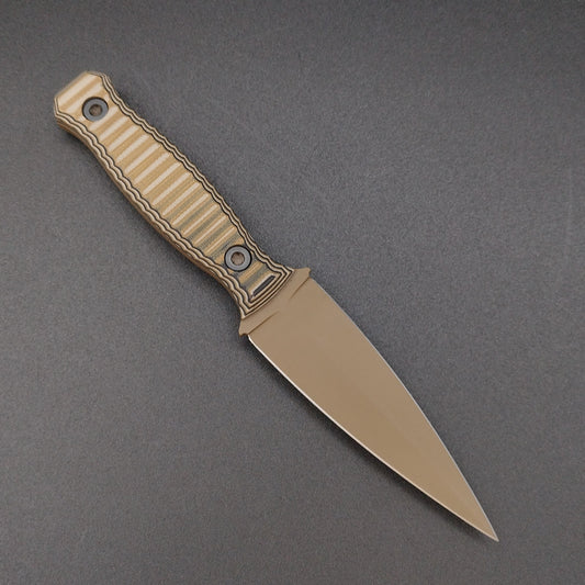 Sea Sick Blades Sea Sykes Coyote Tan Black G10, Glock FDE 1