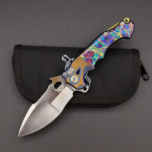 ADV Mini Alpha-S Gold and Blue, Multi Color Inlays 1