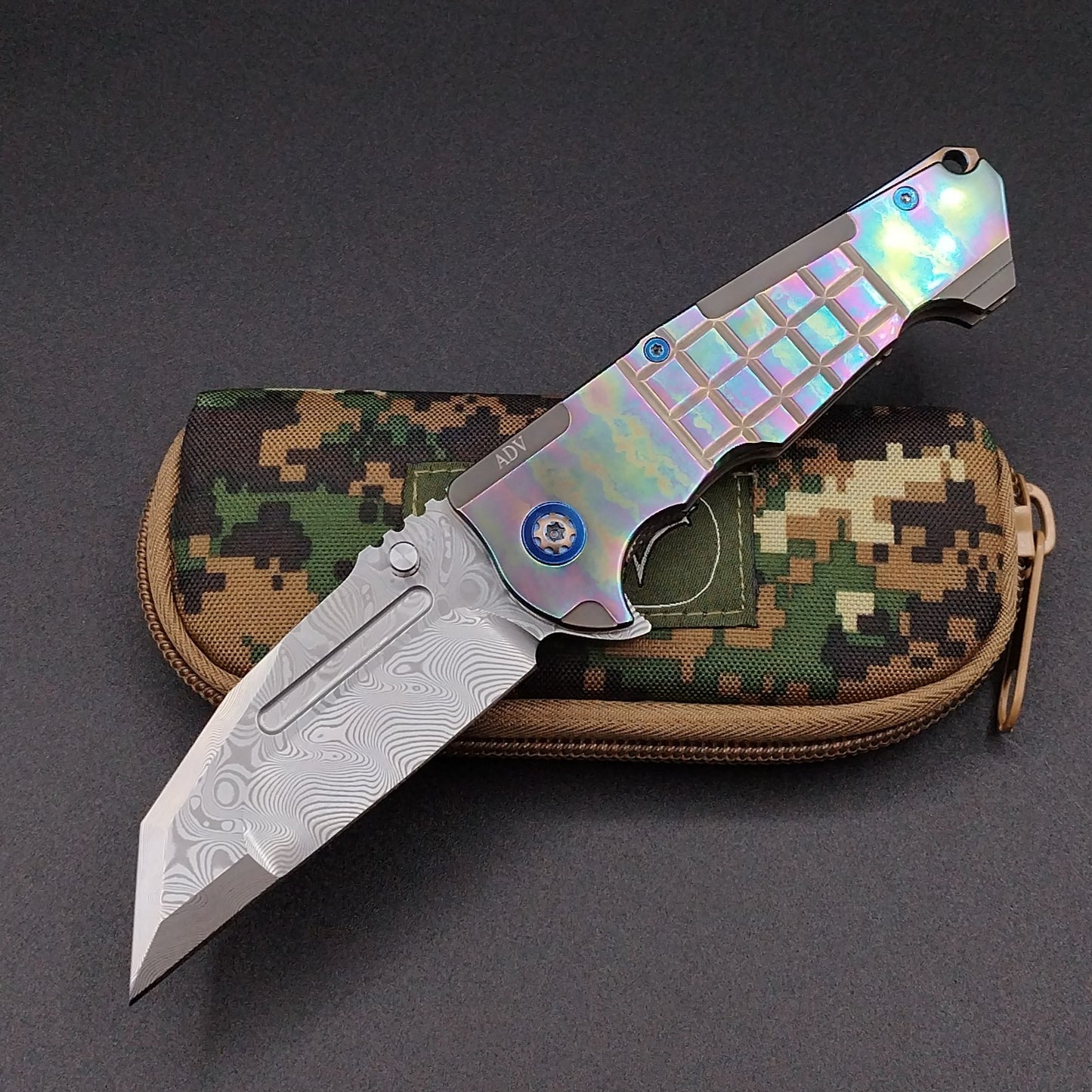 ADV Invader Custom, Acid Rain fragged, Damascus 1