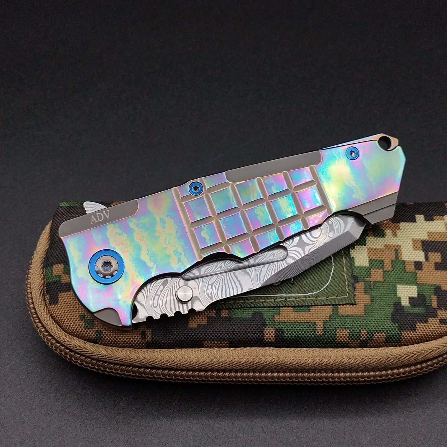 ADV Invader Custom, Acid Rain fragged, Damascus 5