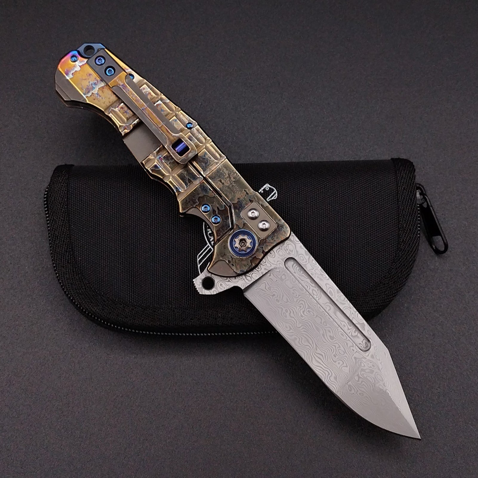 ADV Tracker Custom, Acid Rain fragged, Damascus 2