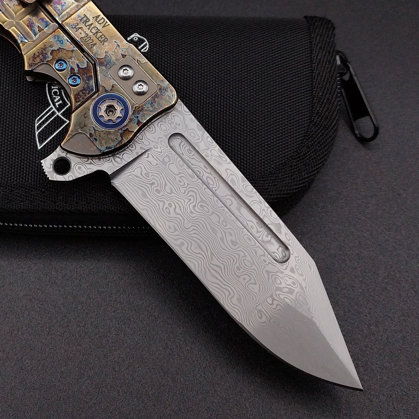 ADV Tracker Custom, Acid Rain fragged, Damascus 4