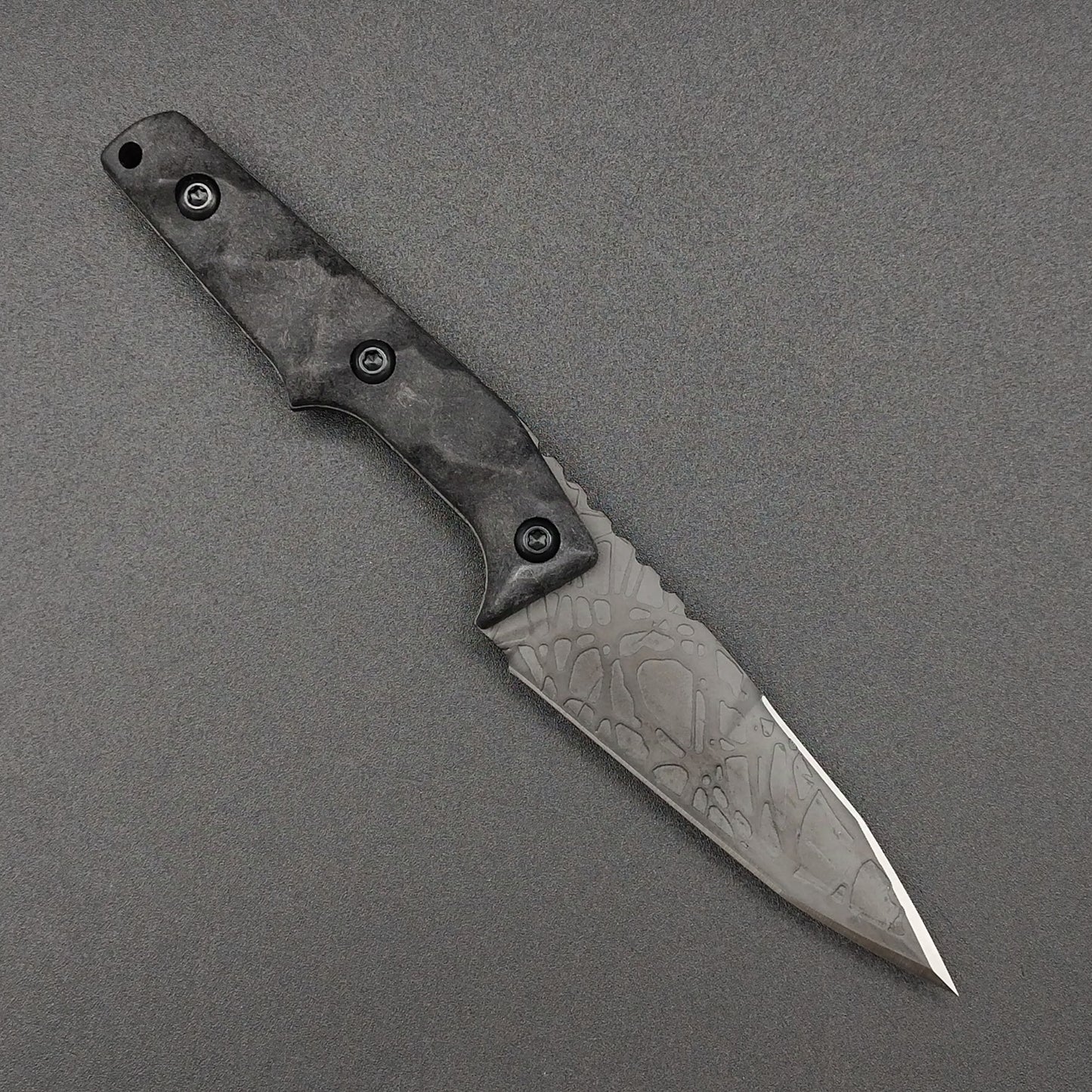 Bawidamann Blades Thick Huginn (acid etched Gotham Gaphite top edge) 2