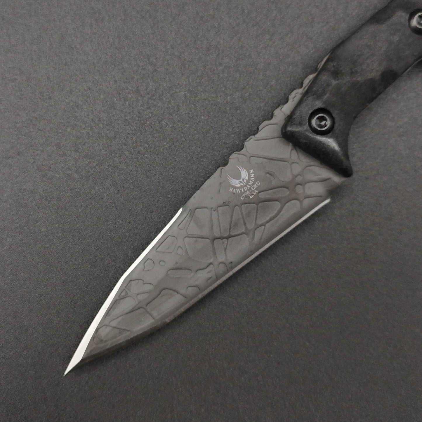 Bawidamann Blades Thick Huginn (acid etched Gotham Gaphite top edge) 3