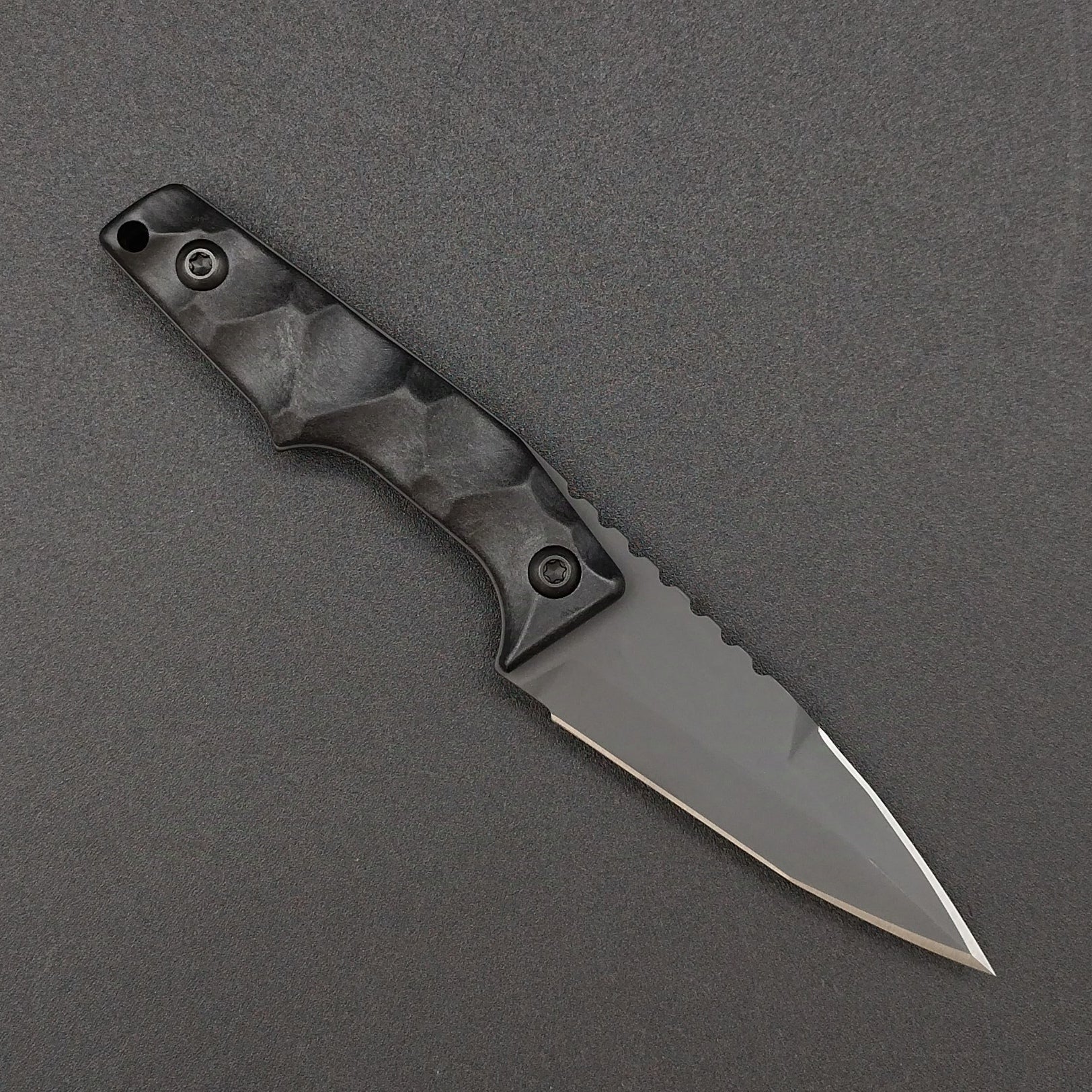 Bawidamann Blades Muninn Dagger S35VN (black cerakote top edge) 2