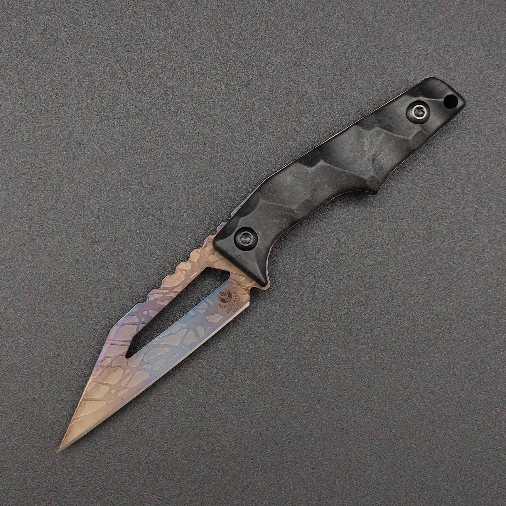 Bawidamann Blades STARK V2 (acid etched spectral patina) 1