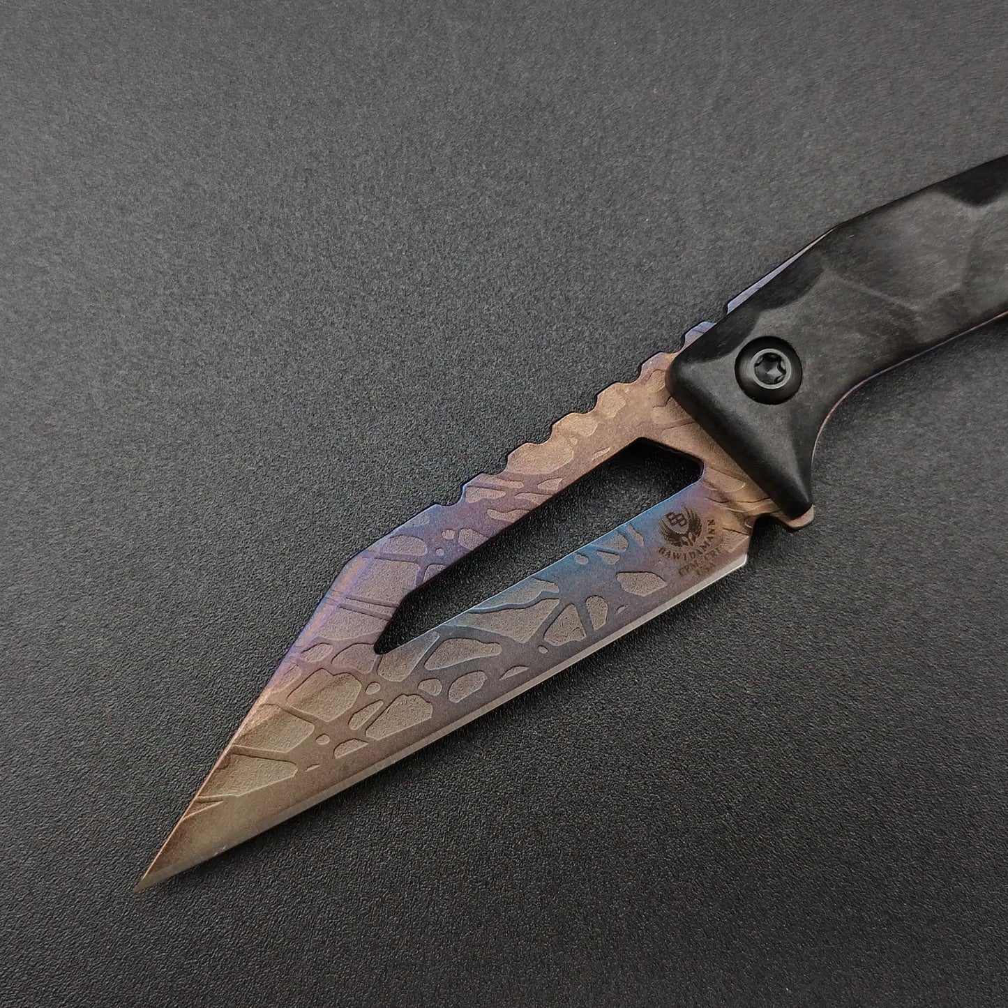 Bawidamann Blades STARK V2 (acid etched spectral patina) 3