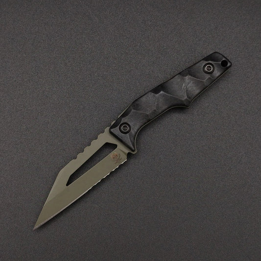 Bawidamann Blades STARK V2 SERRATED Olive Drab 1