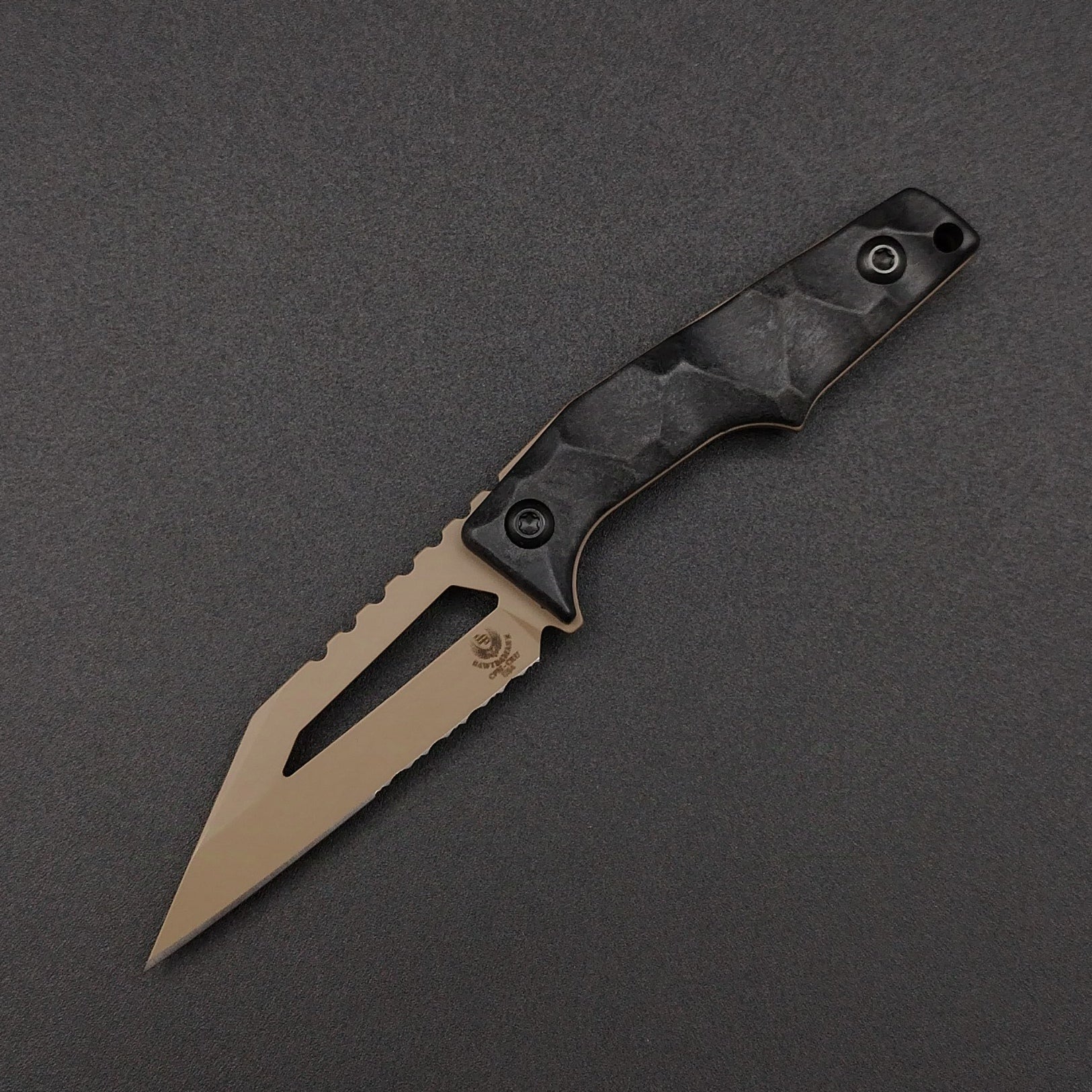 Bawidamann Blades STARK V2 SERRATED Flat Dark Earth 1