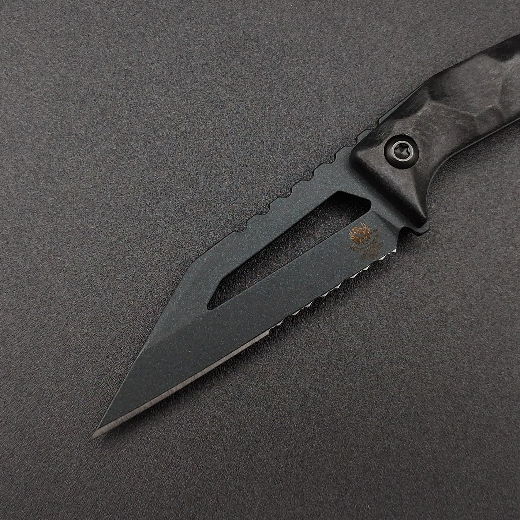 Bawidamann Blades STARK V2 SERRATED Black Raven 3