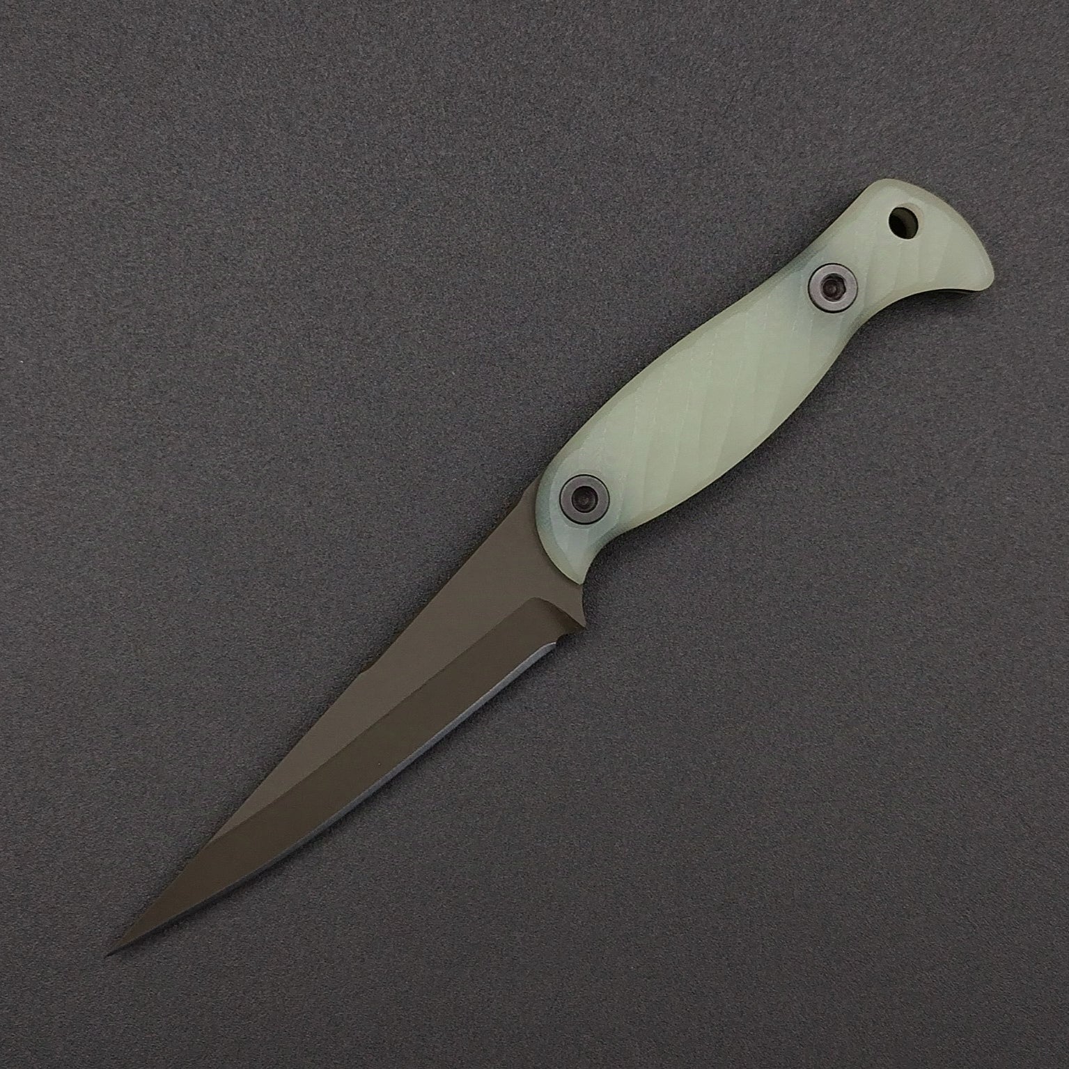 Half Face Blades Congressman Jade G10 OD Green Cerakote 2