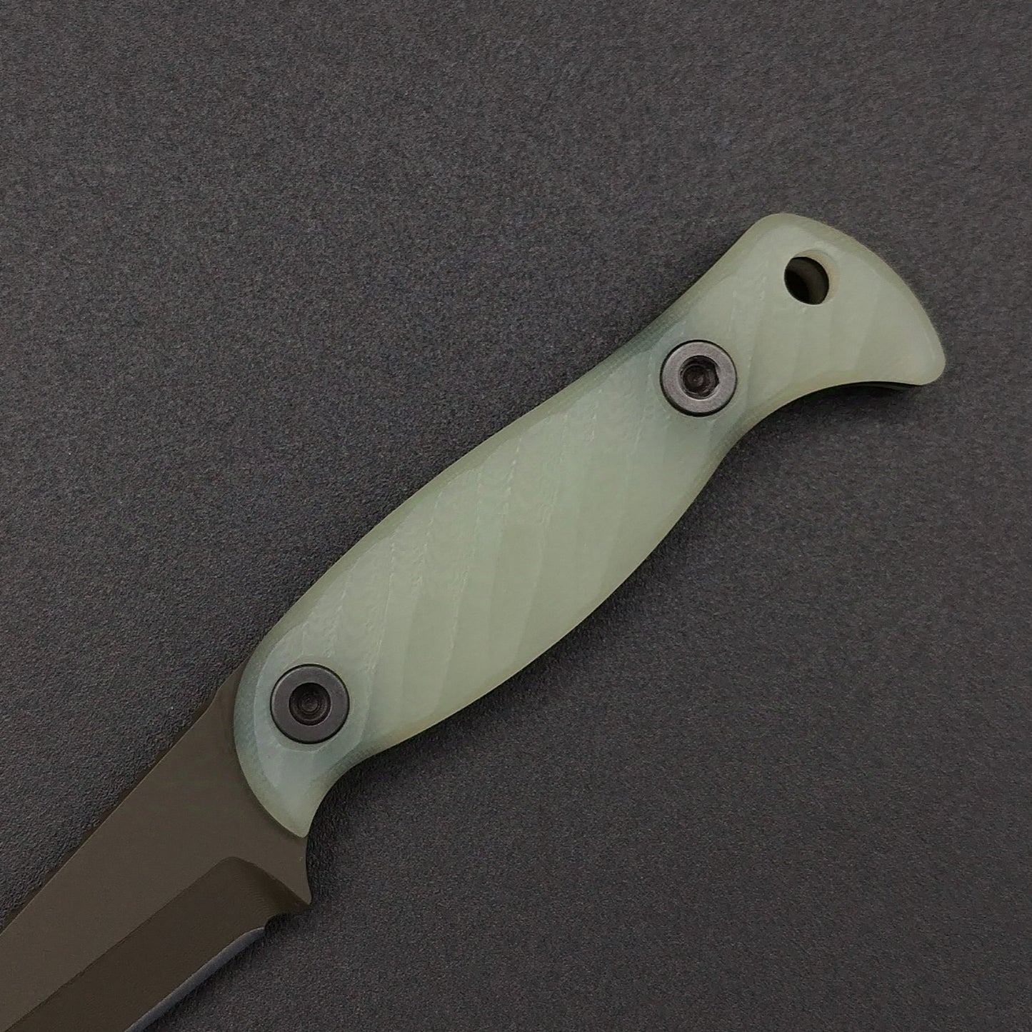 Half Face Blades Congressman Jade G10 OD Green Cerakote 3