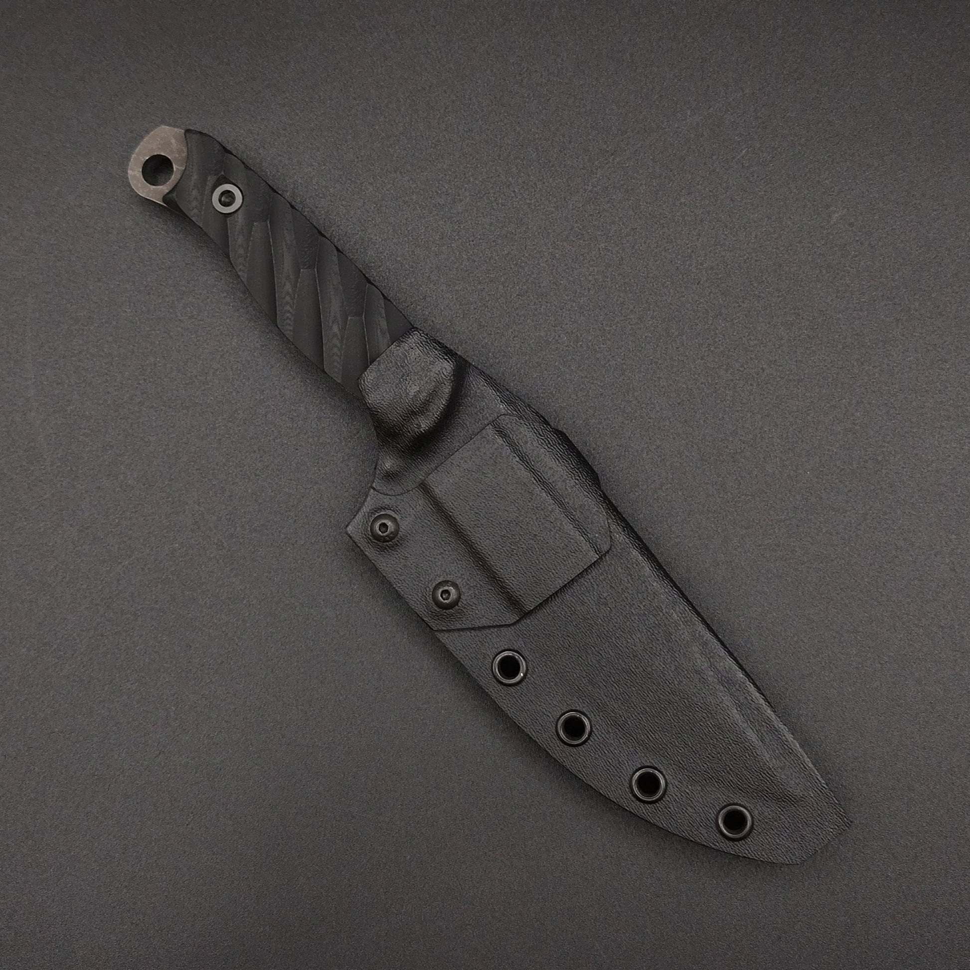 Half Face Blades Crow Scout Black G10 4