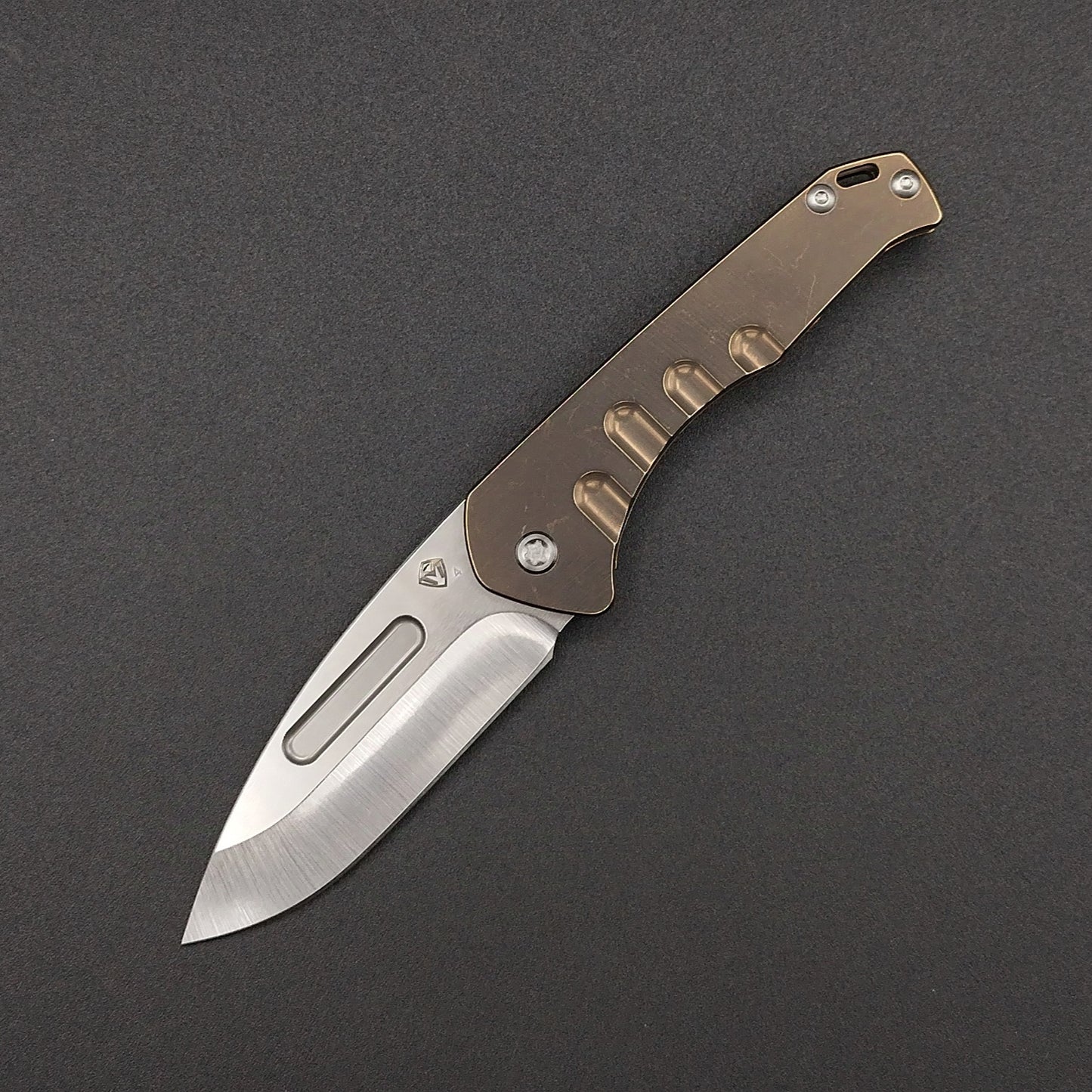 Medford Praetorian Slim Framelock, Bronze Anodized Titanium, S45VN 1