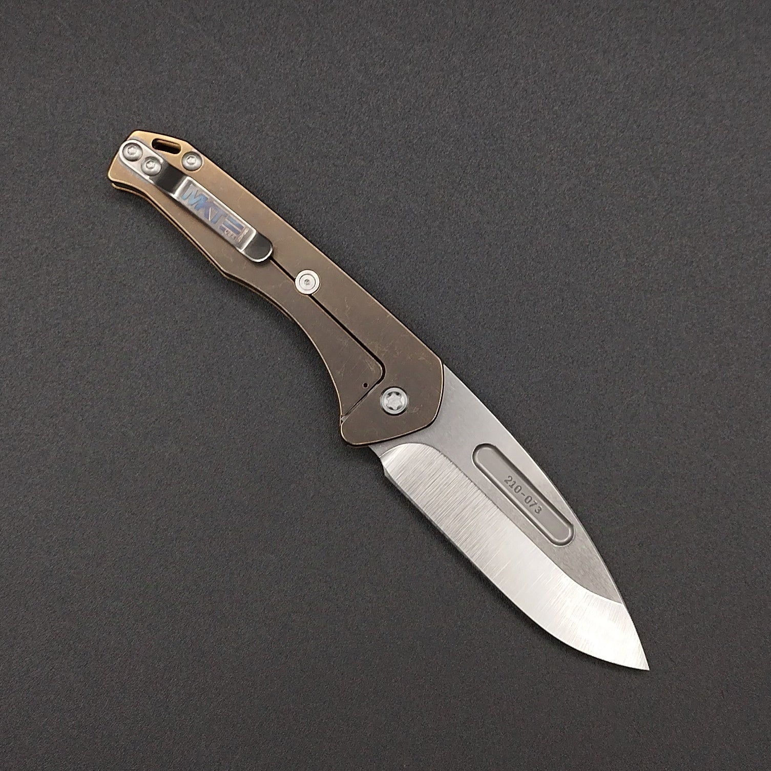 Medford Praetorian Slim Framelock, Bronze Anodized Titanium, S45VN 2