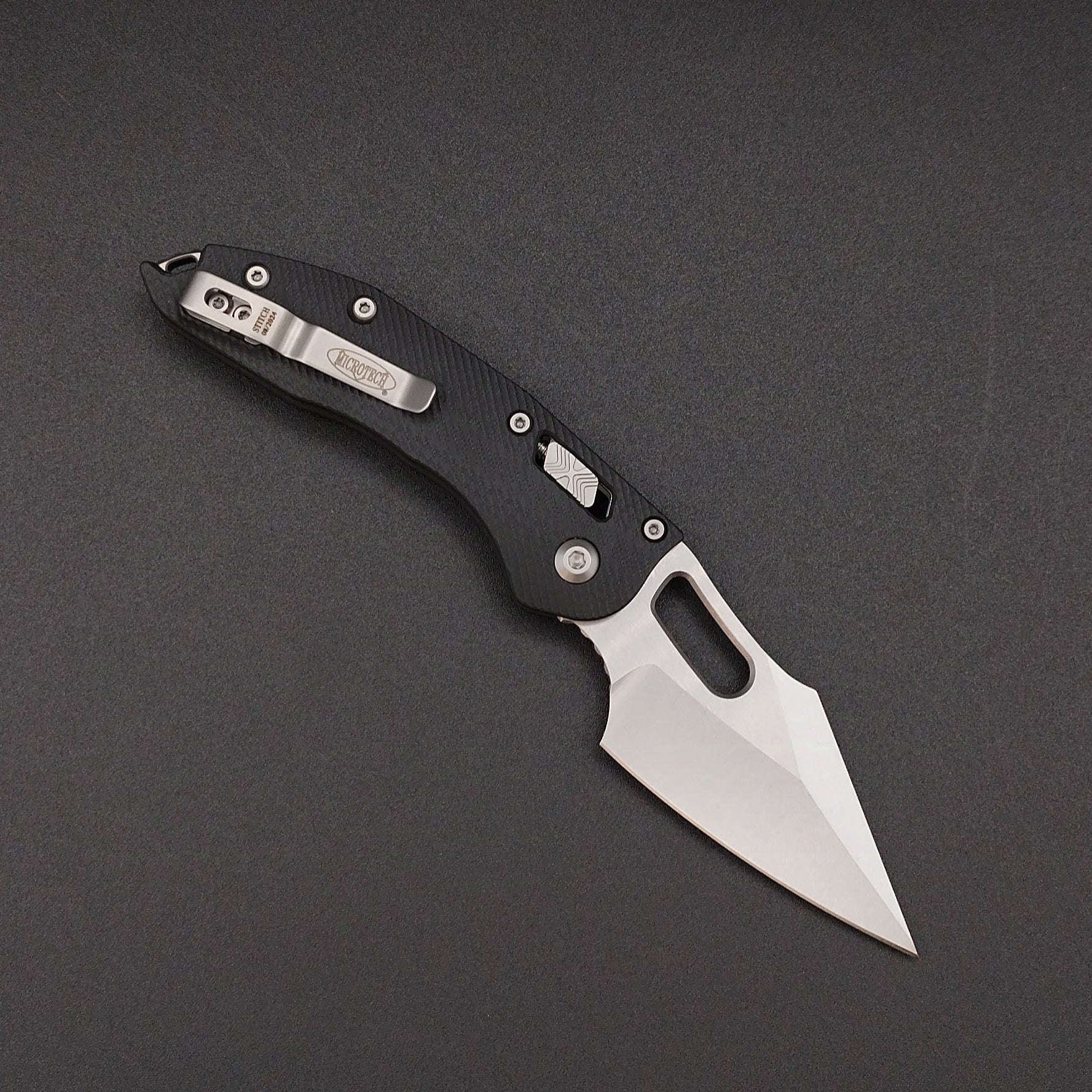 Microtech Stitch S/E Ram Lok SWBLK M390MK 2