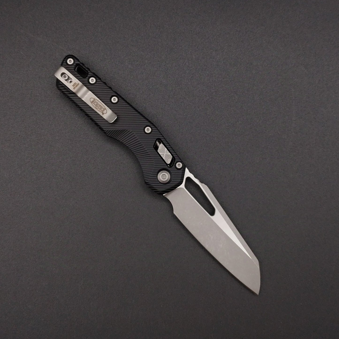 Microtech MSI S/E Fluted Apocalyptic Aluminium 2