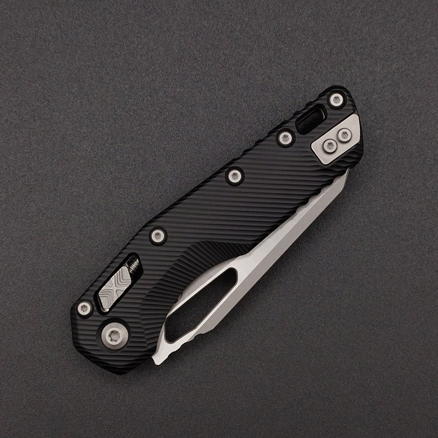 Microtech MSI S/E Fluted Apocalyptic Aluminium 3