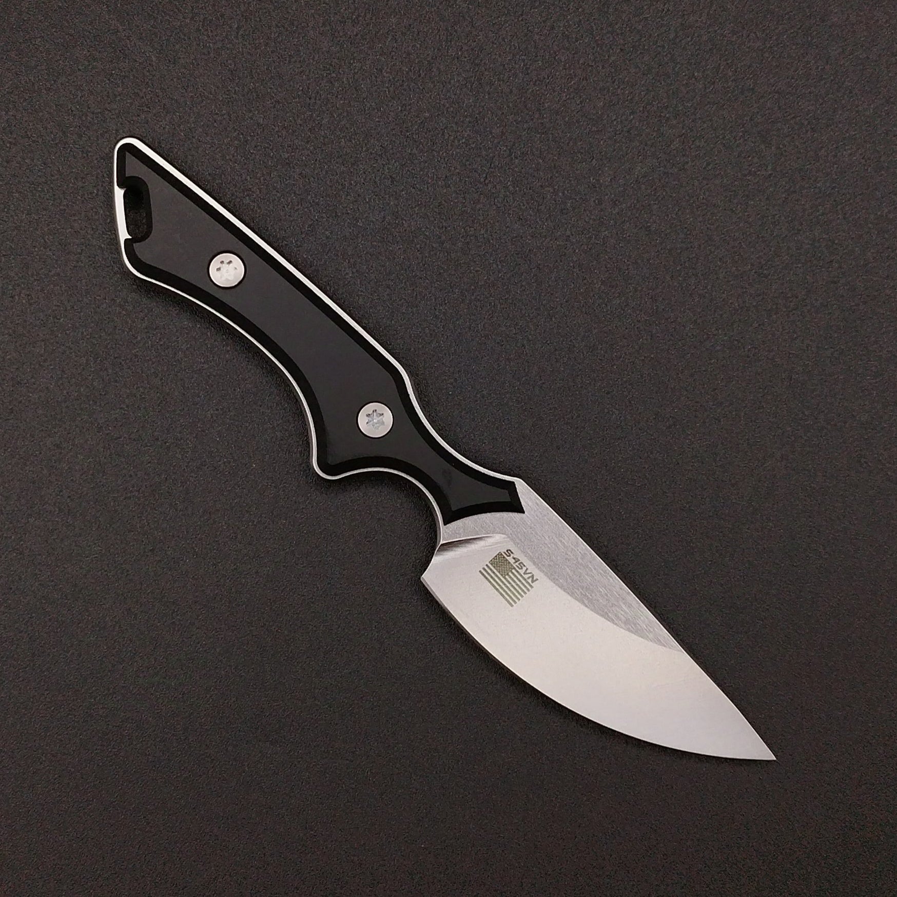 Mike Taylor Skalpel Fixed Polished Blade, G10 2